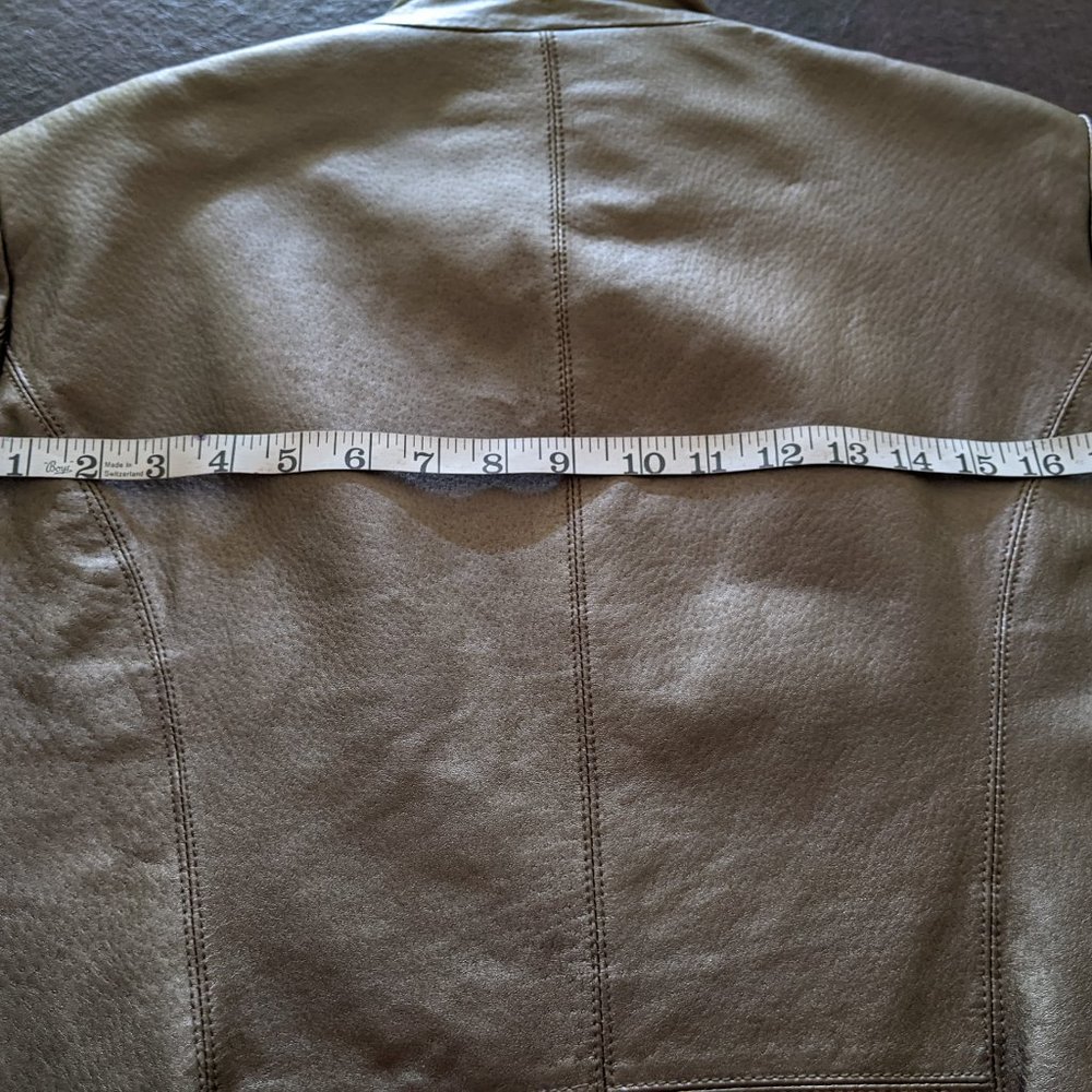Bernardo Bronze Metallic Leather Jacket - Picture 8 of 9